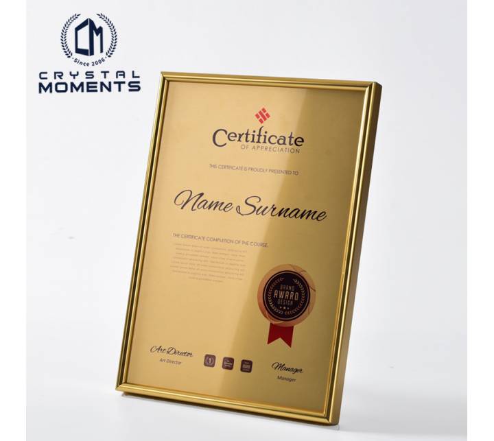 Certificate Plaques