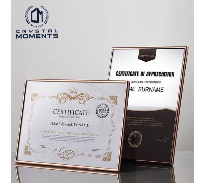 Certificate Plaques