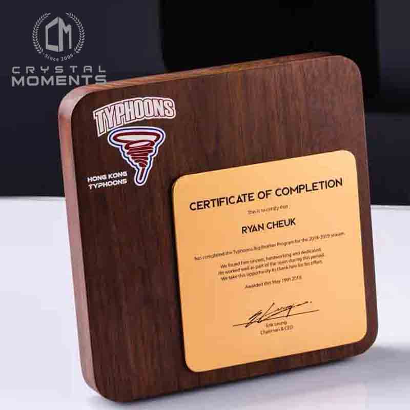 Wooden Plaques/Trophies